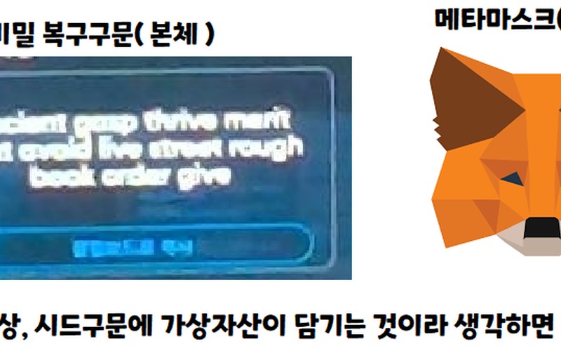 메타마스크에서 시드구문, 프라이빗키 찾는 모바일 확인 절차 및 보안 백업