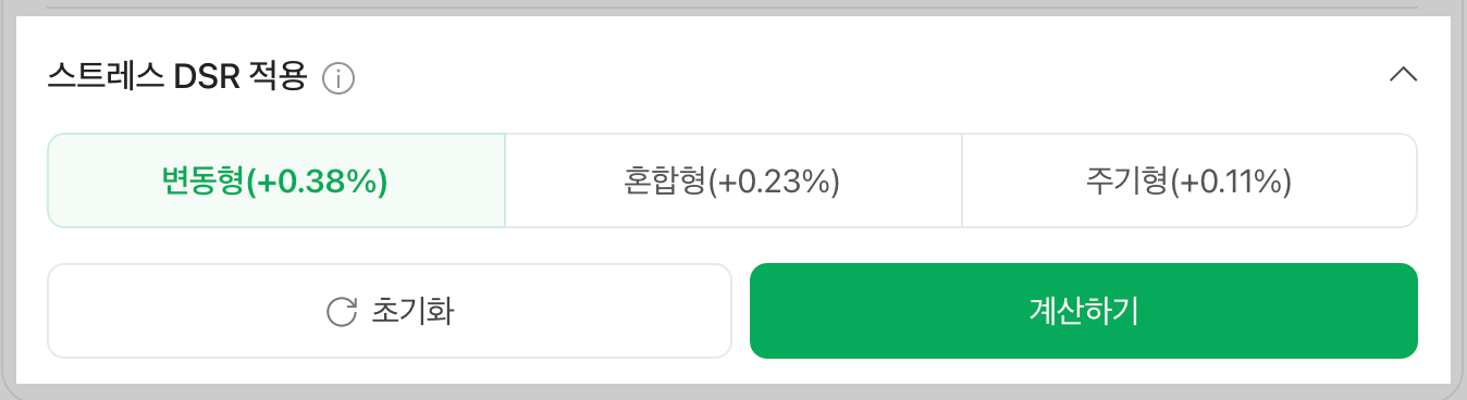 스트레스dsr 2단계 시행과 스트레스dsr 계산기