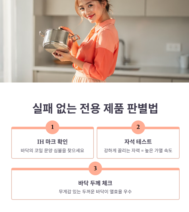 실패 없는 전용 제품 판별 가이드