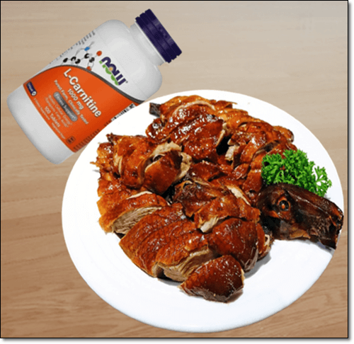 엘카르니틴 보충제와 오리고기