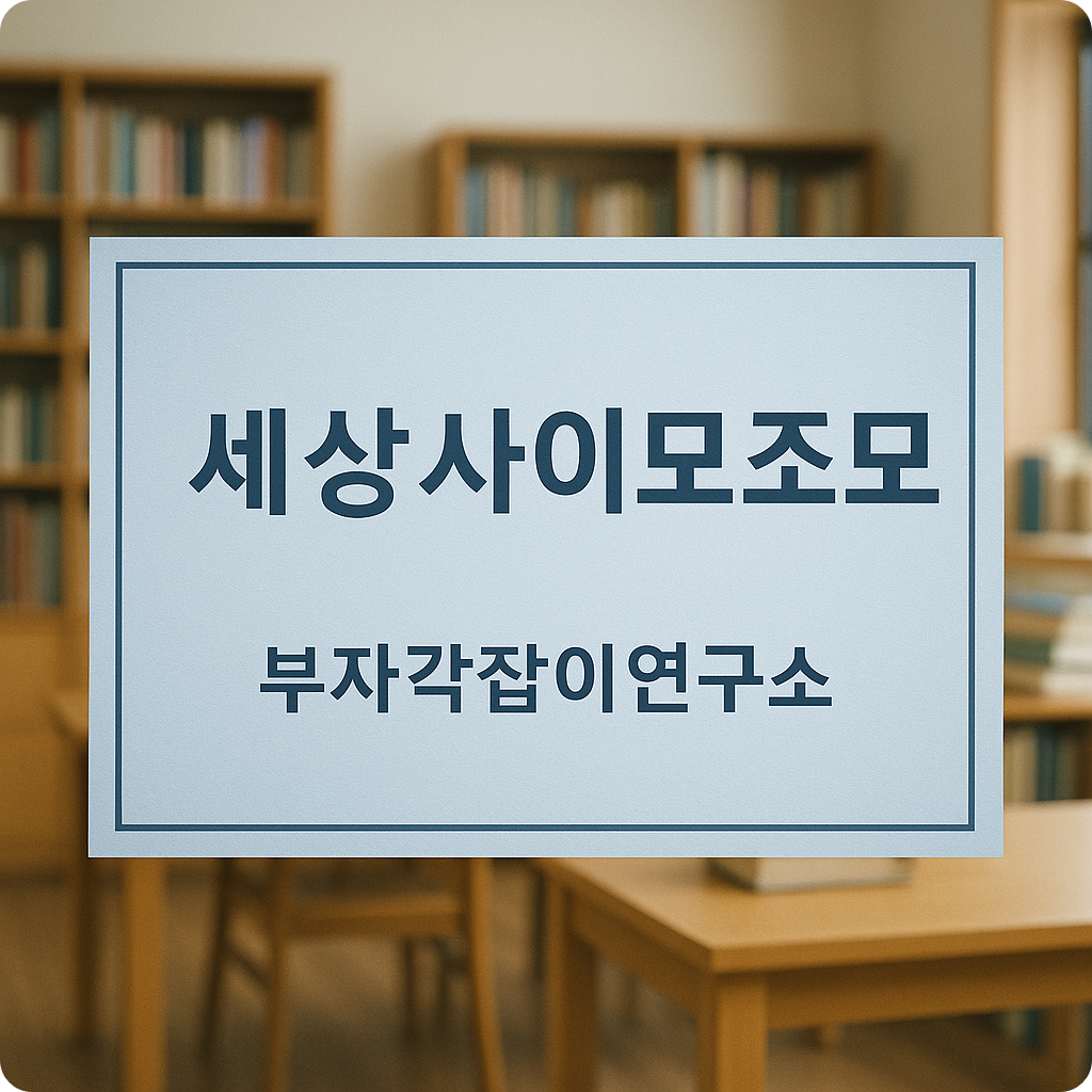 부자각잡이연구소