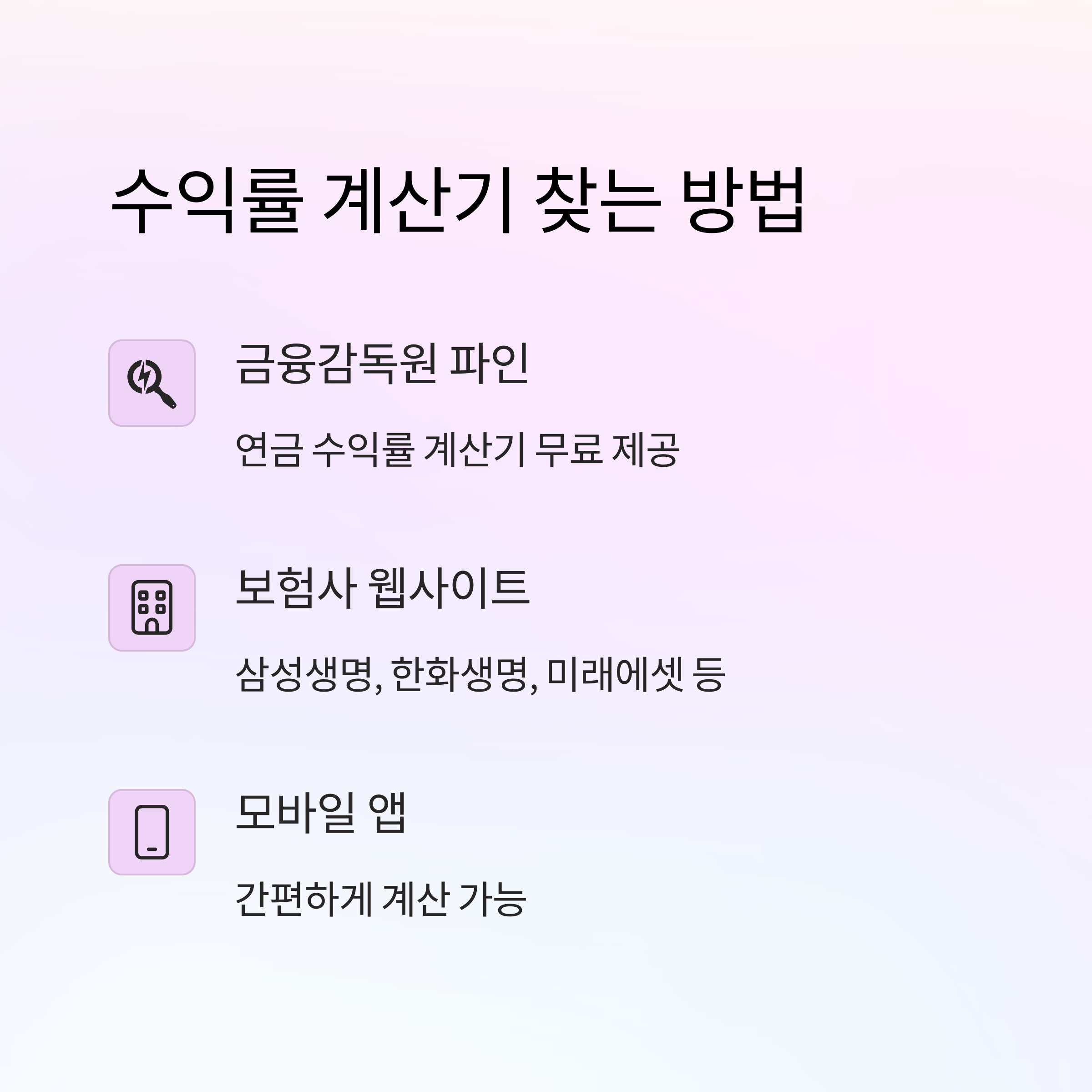 연금보험 수익률 – 계산기 찾는 방법