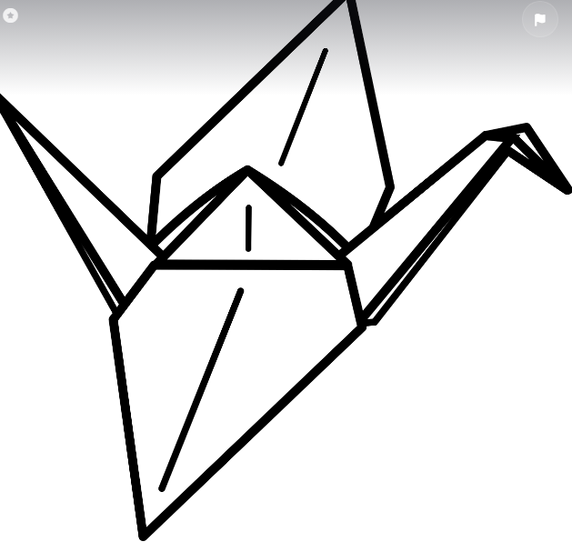 학모양 종이접기한 그림