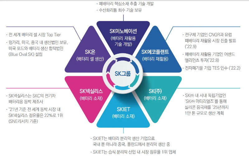 SK그룹의 배터리 에너지 전략