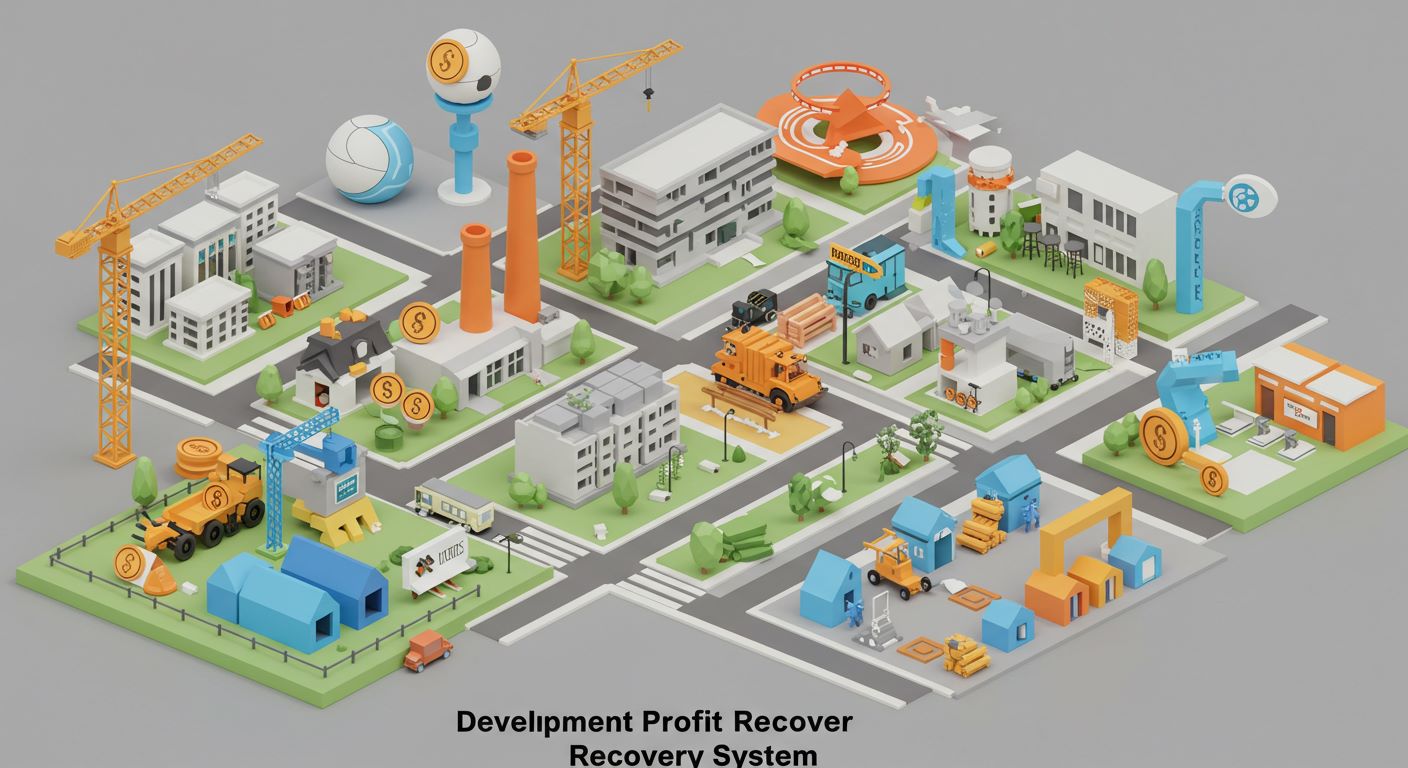 개발이익환수제도로 인한 주변 개발모형
