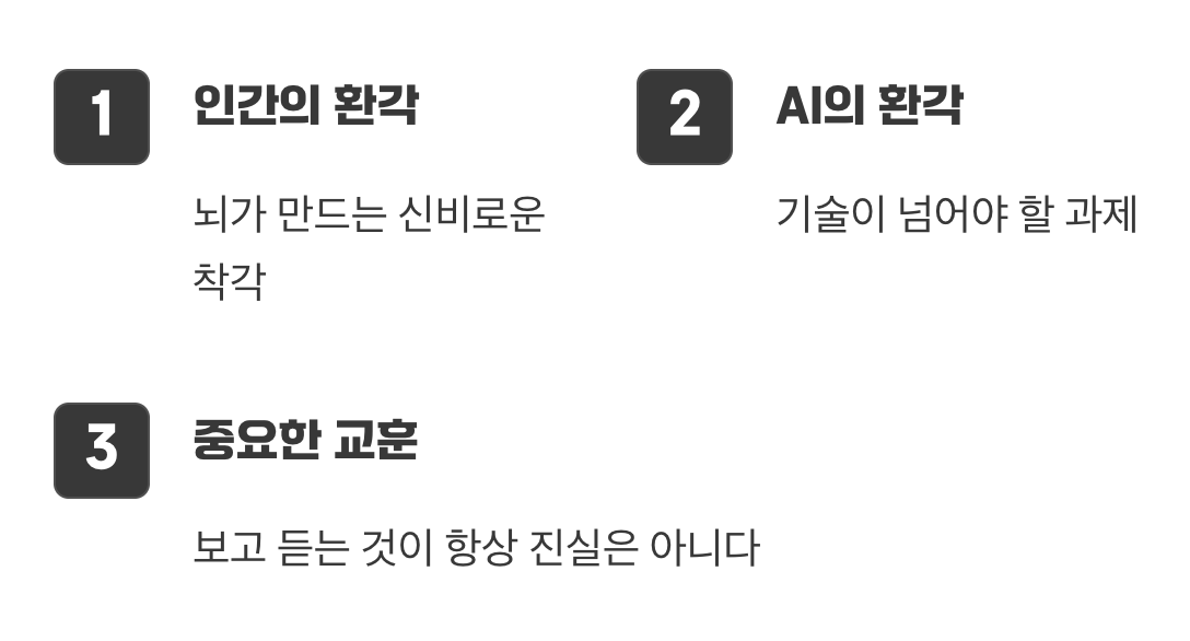 그래서, 우리는 이 착각을 어떻게 이해해야 할까?