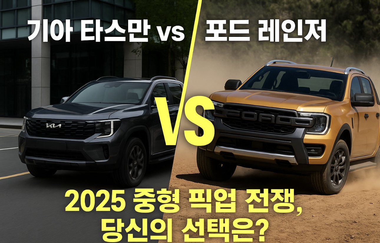 기아 타스만 vs 포드 레인저 비교