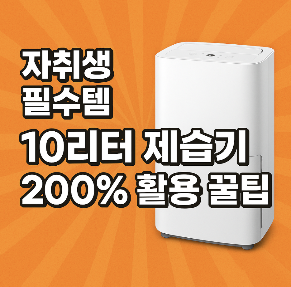 자취생 필수템, 10리터 제습기 200% 활용 꿀팁