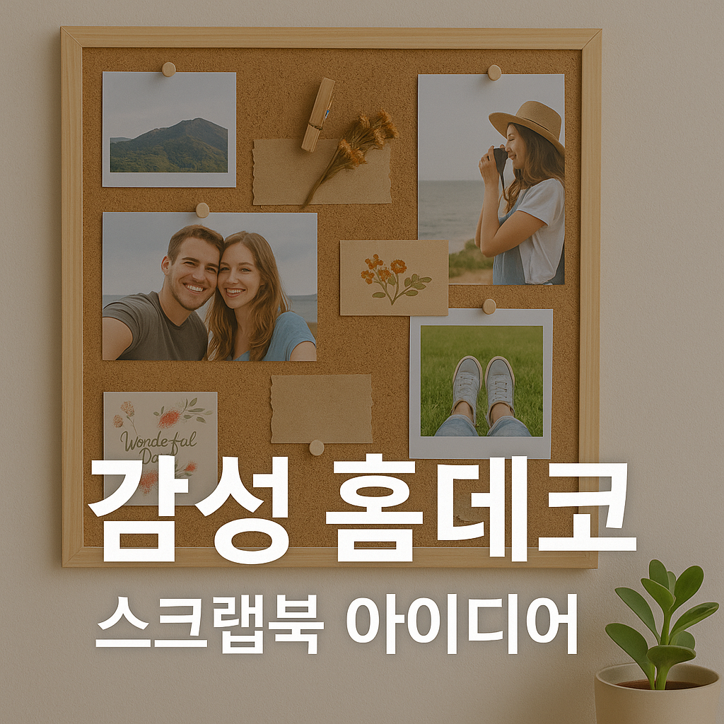 감성 홈데코 스크랩북 아이디어