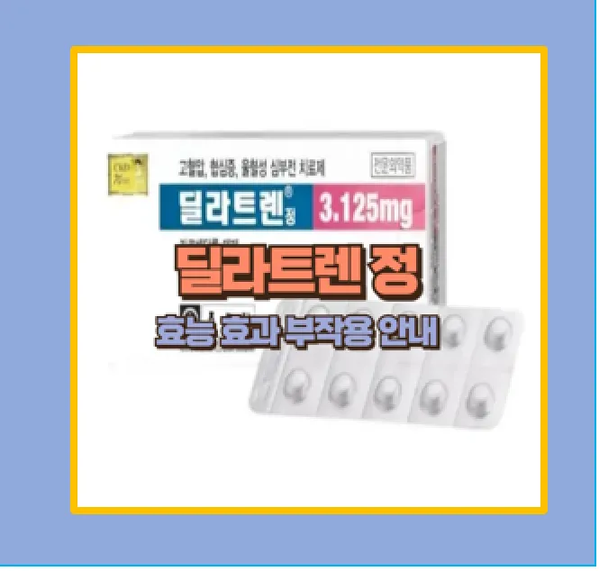딜라트렌정 3.125mg