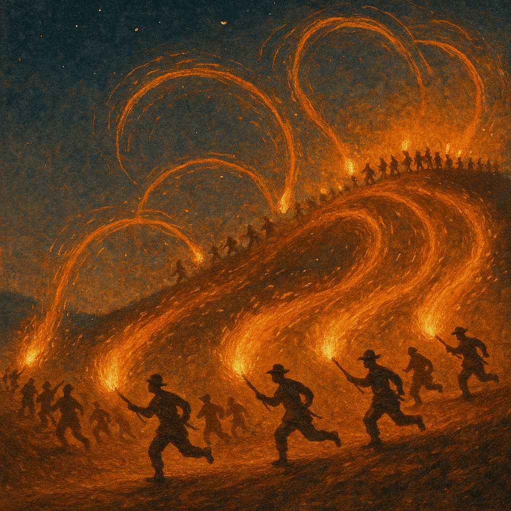 정월 대보름 쥐불놀이 – 언덕 위를 달리던 불빛의 행렬