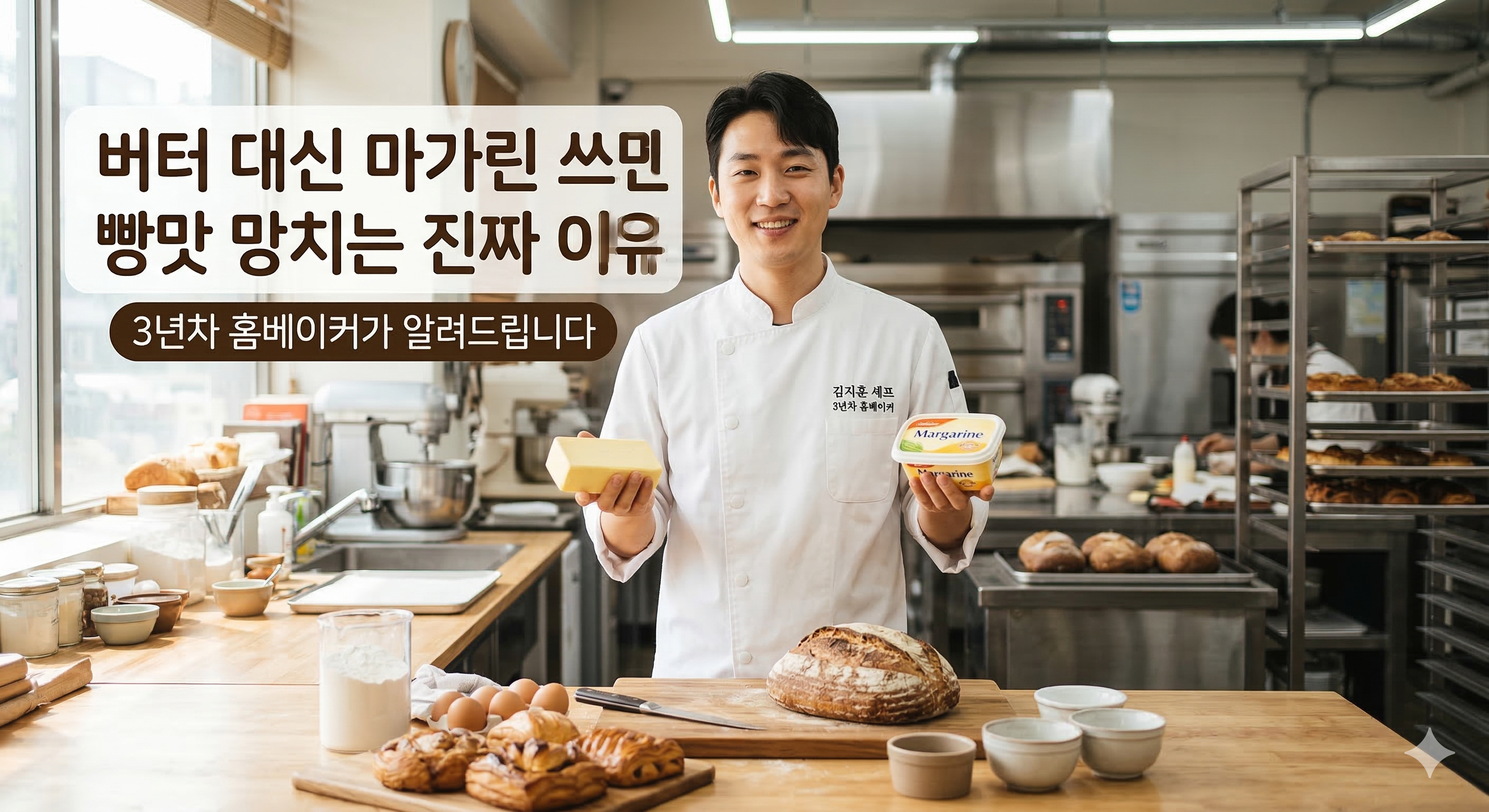 버터 대신 마가린 쓰면 빵맛 망치는 진짜 이유