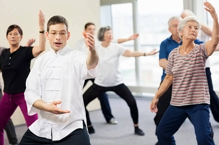 태극권 운동 이미지사진