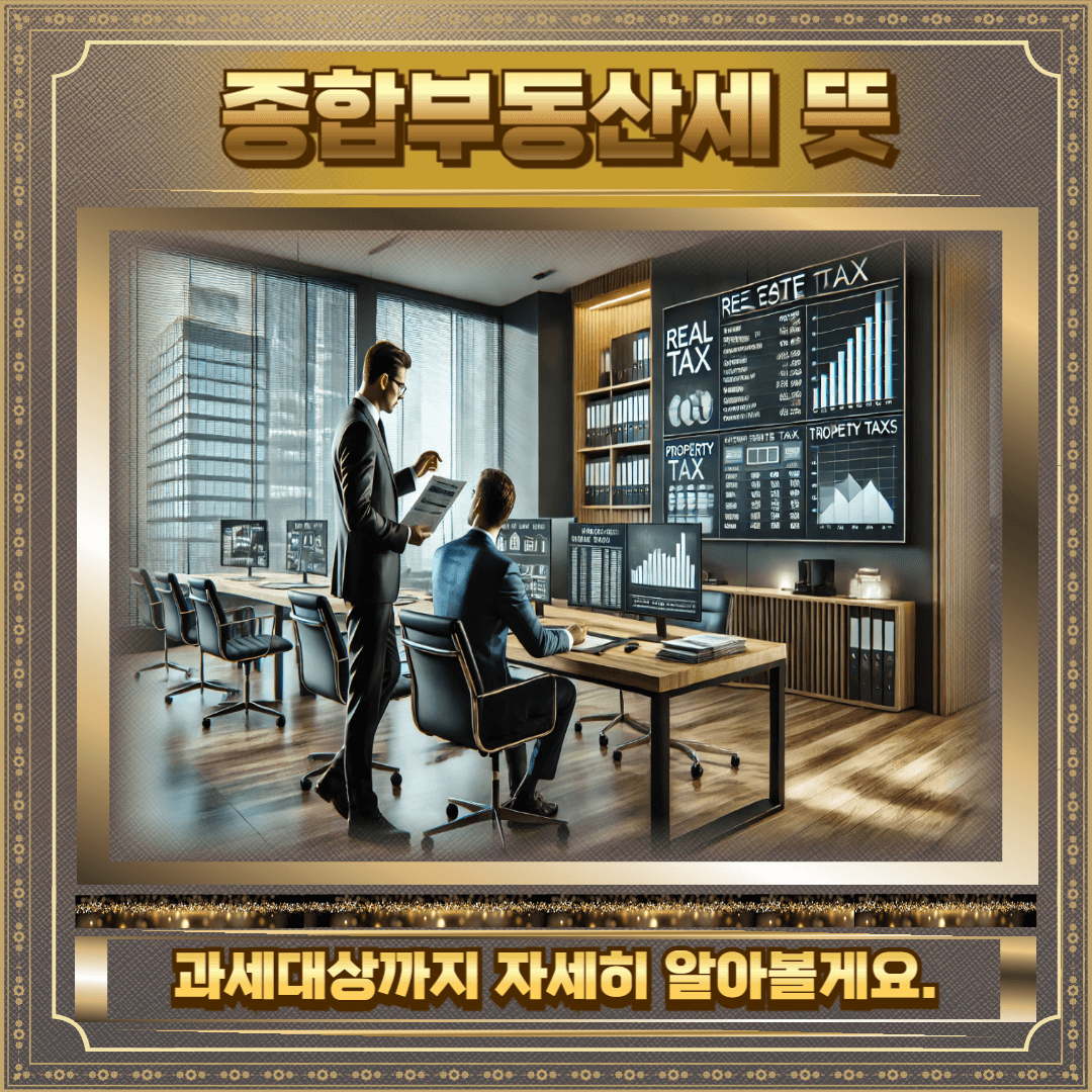 종합부동산세 뜻 과세 대상