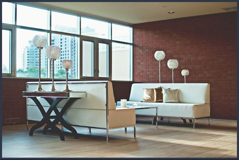 아이보리 쇼파 2개