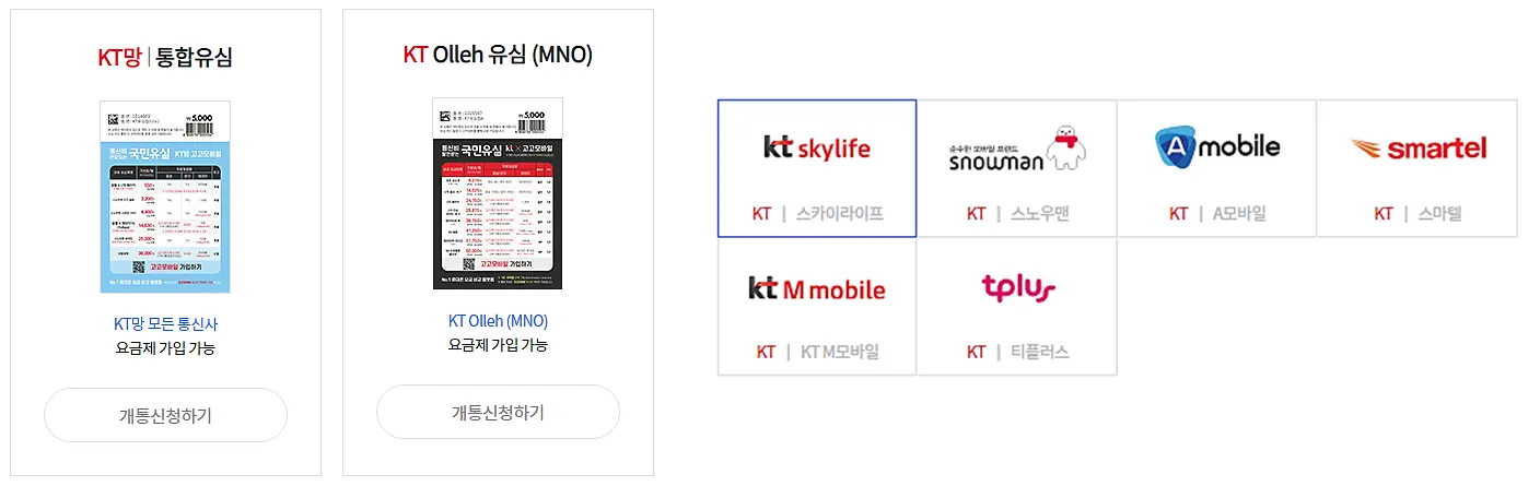 KT-요금제