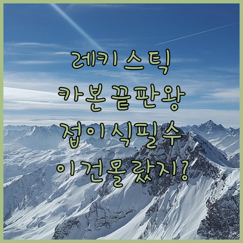 레키 등산스틱 추천 TOP 5 카본 ..