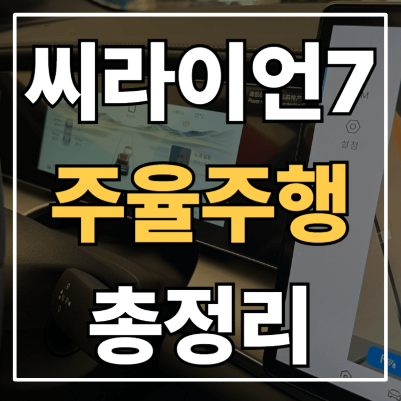 BYD 씨라이언7 자율주행 성능 총정리ㅣ현대·기아, 벤츠·BMW와 비교하면 어느 정도일까?