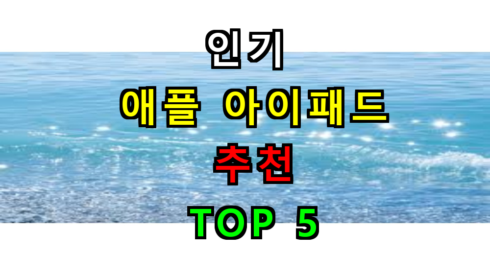 아이패드 구매가이드 완벽정리