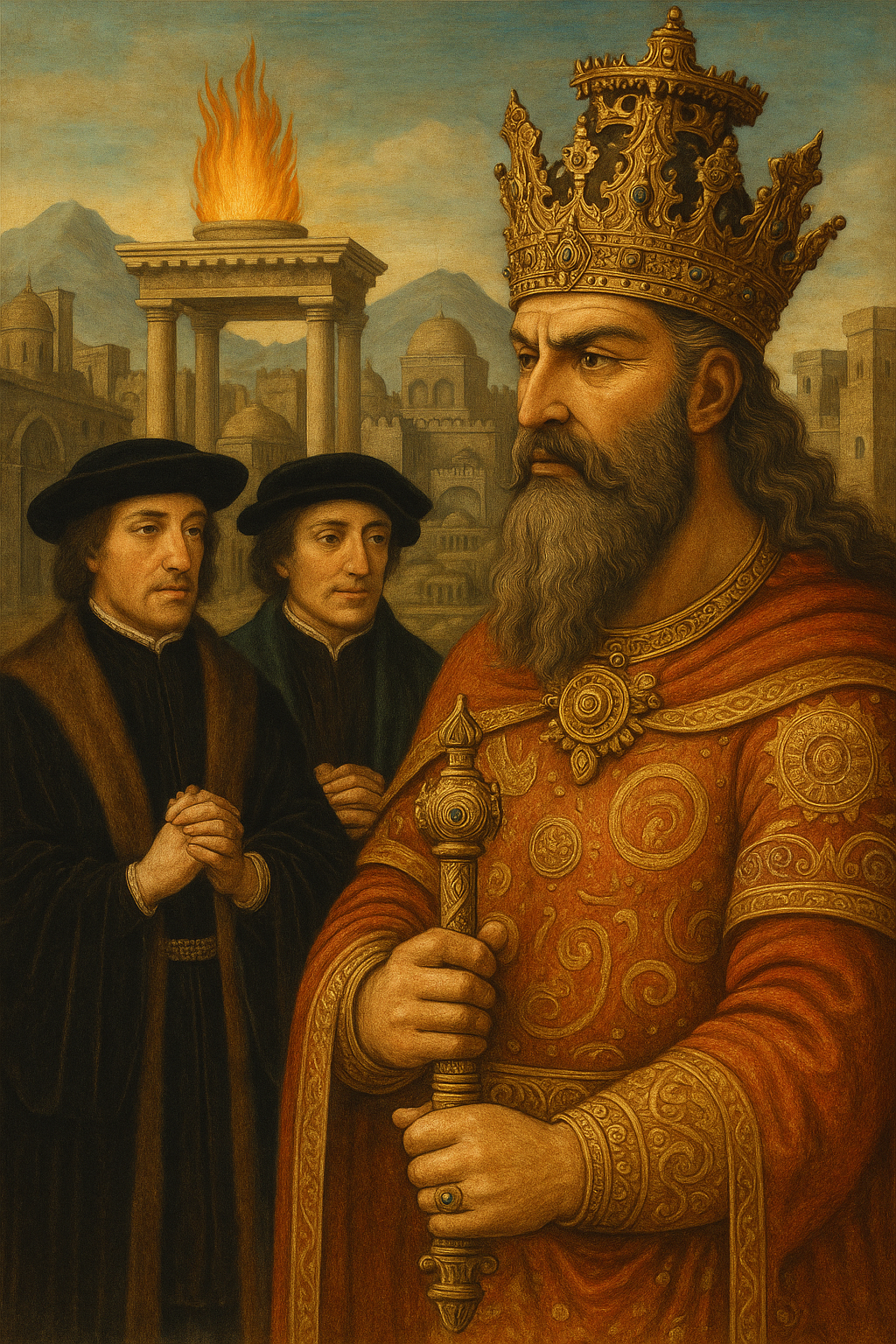 아르다시르 1세를 형상화한 그림