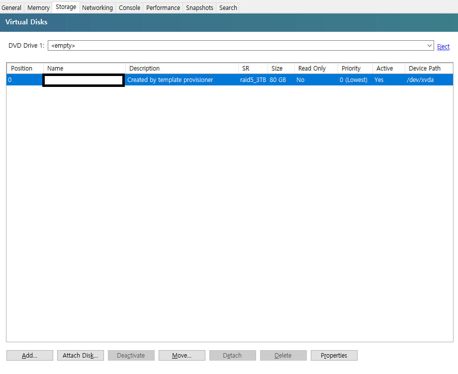 Xen Storage