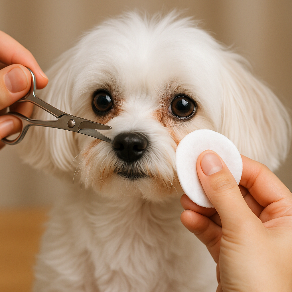 강아지 눈 주변 털 관리 실전 가이드 사진