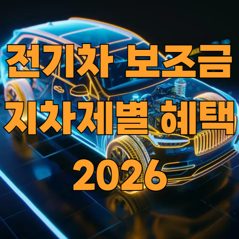 전기차 보조금 지차제별 혜택 2026