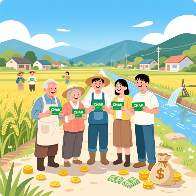 남해군 농어촌 기본소득 착카드 이미지