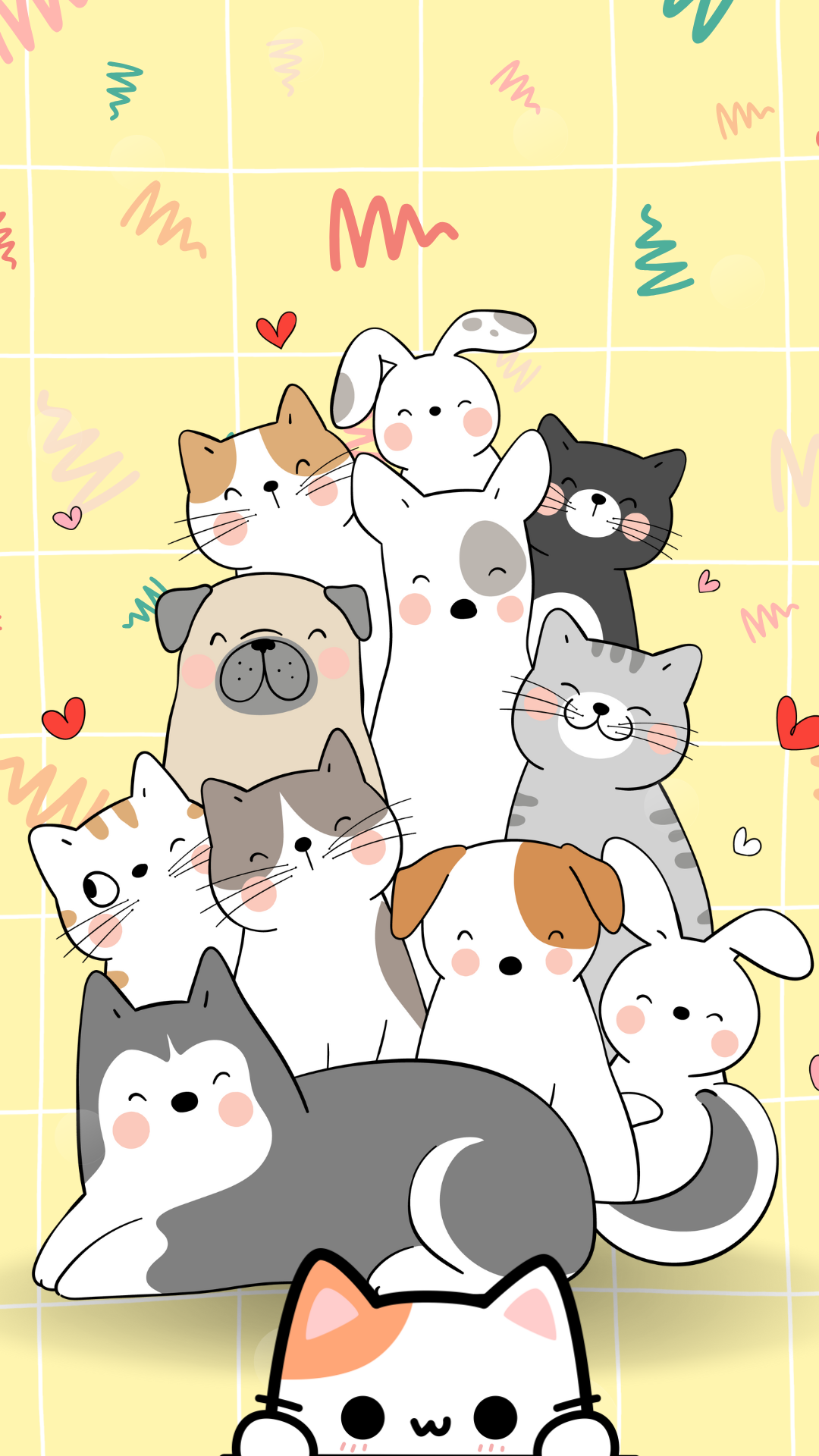 고양이 사진 그림 스마트폰 배경화면 이미지