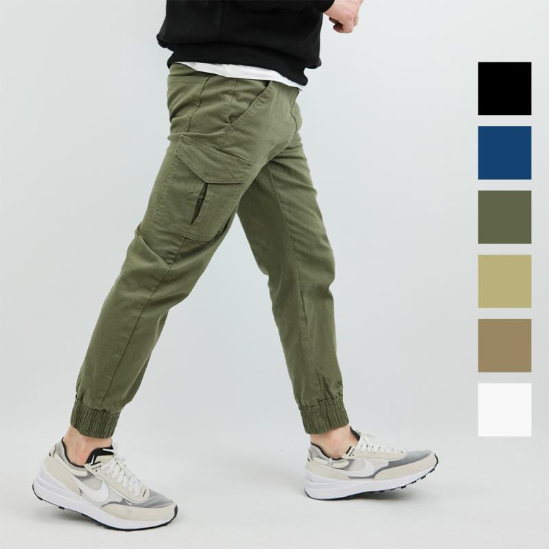 남자 조거팬츠 카고바지 밴딩팬츠 면바지 트레이닝팬츠