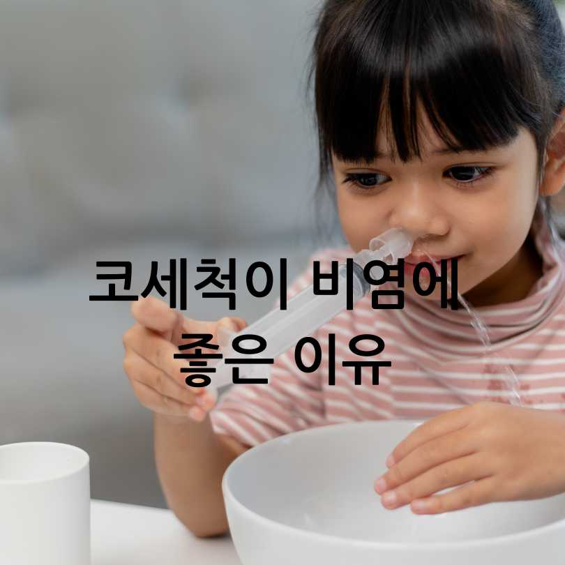 알레르기 비염 코세척 방법, 좋은점,주의사항