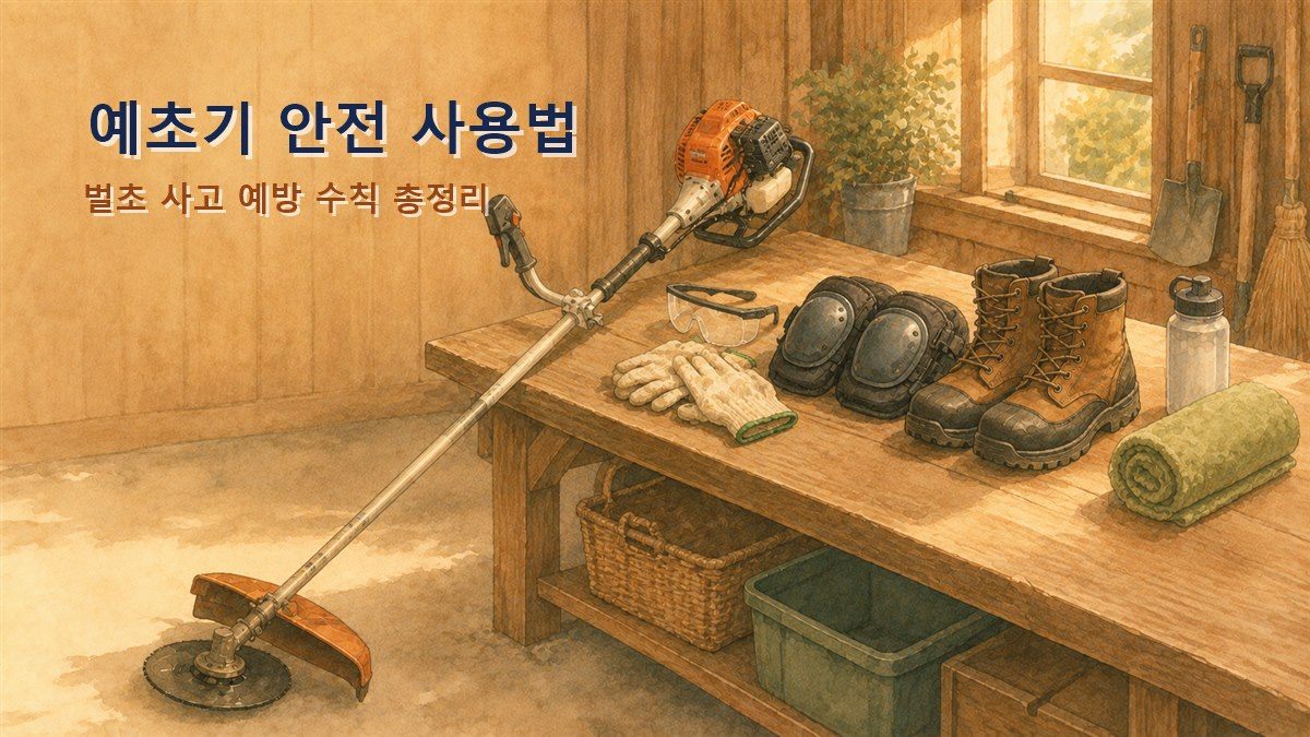 예초기 안전 사용법 벌초 사고 예방 수칙 안내