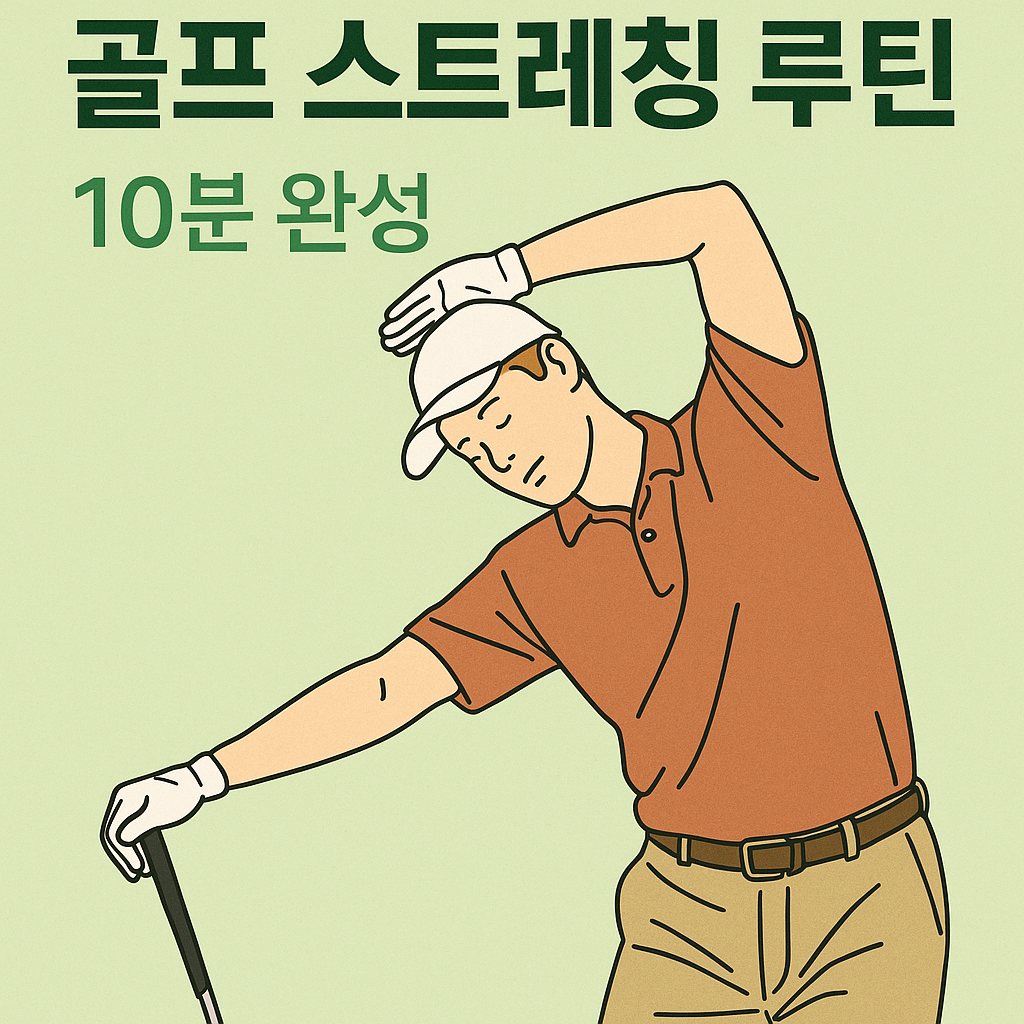 골프 스트레칭 루틴 10분 완성 사진