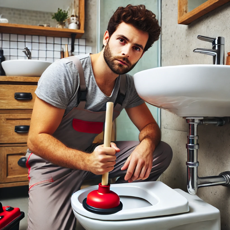 하수구 막혔을때 뚫는 방법1