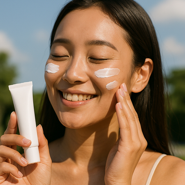 시원하고 촉촉한 썬크림 소개