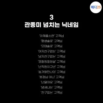 웃긴 닉네임 추천 재밌는 닉네임 웃긴 이름 모음_14