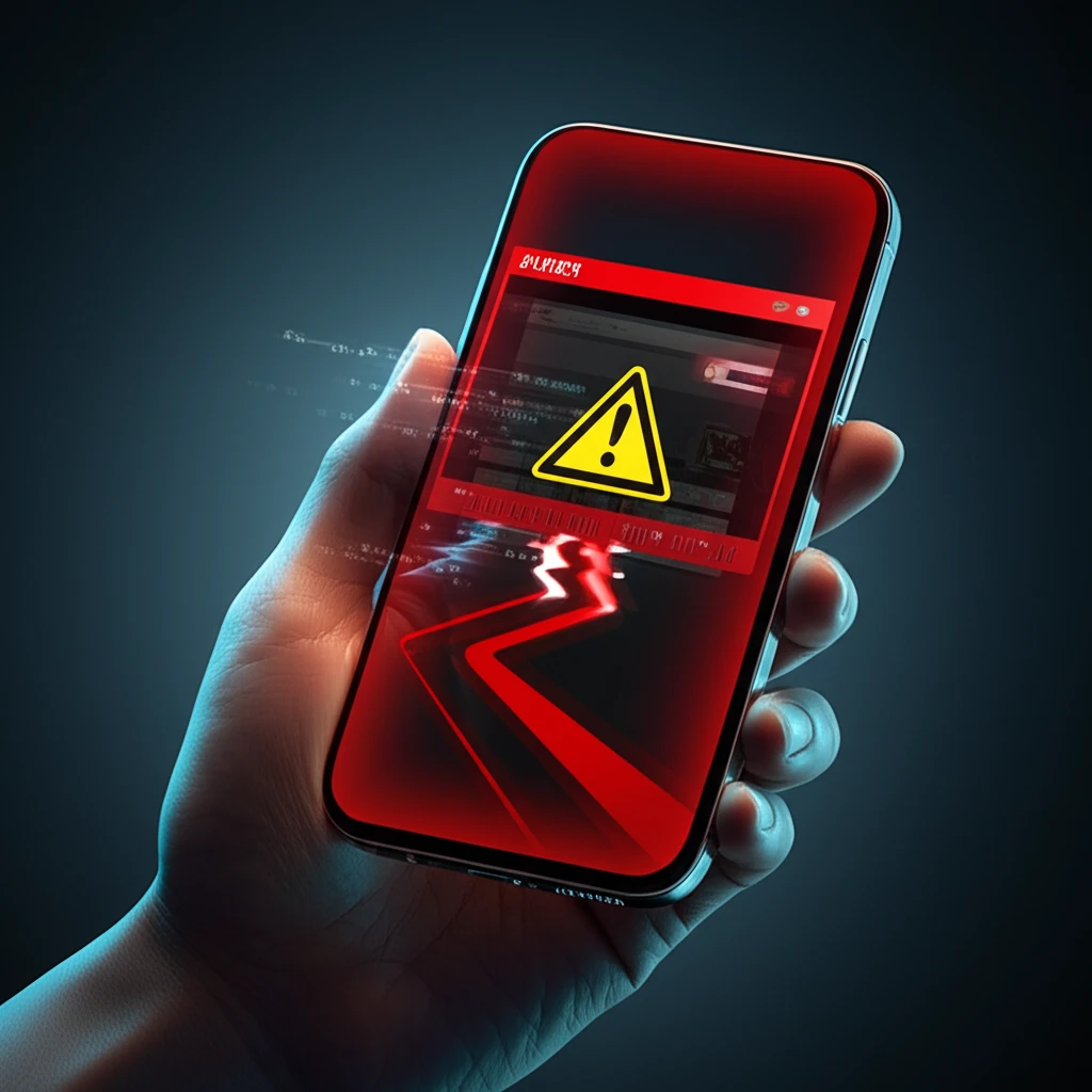 스미싱 문자 악성코드 감염 시 휴대폰..