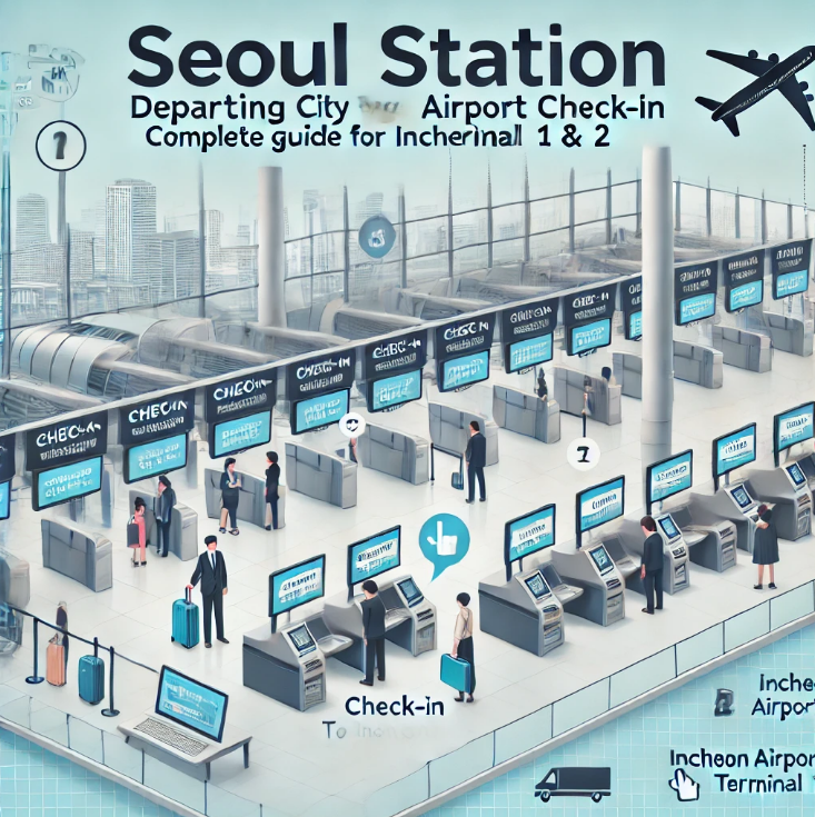 Seoul Station Departing City Airport Check-in: Complete Guide for Incheon Airport Terminal 1 & 2