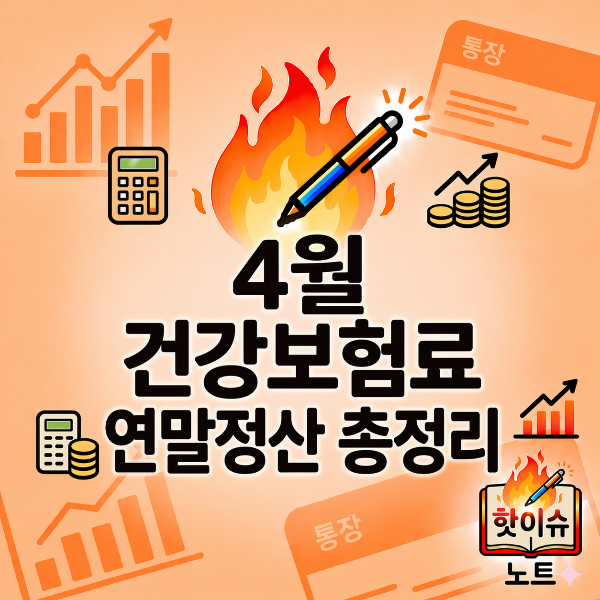 4월 건강보험료 연말정산, 추가납부&middot;환급 조회 분할납부 신청방법 총정리