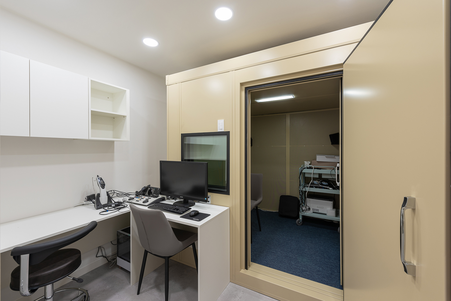 대치서울이비인후과 청력검사 부스