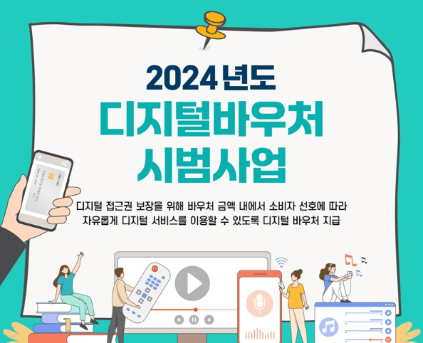 디지털 바우처 지원 사업 및 지원 금액 등 안내