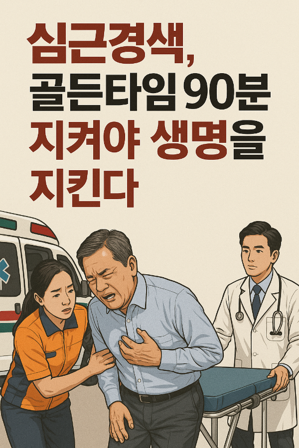 심근경색, 골든타임 90분을 지켜야 생명을 지킨다