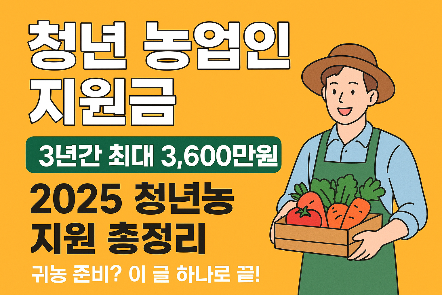 청년농업인 지원금 문구이미지