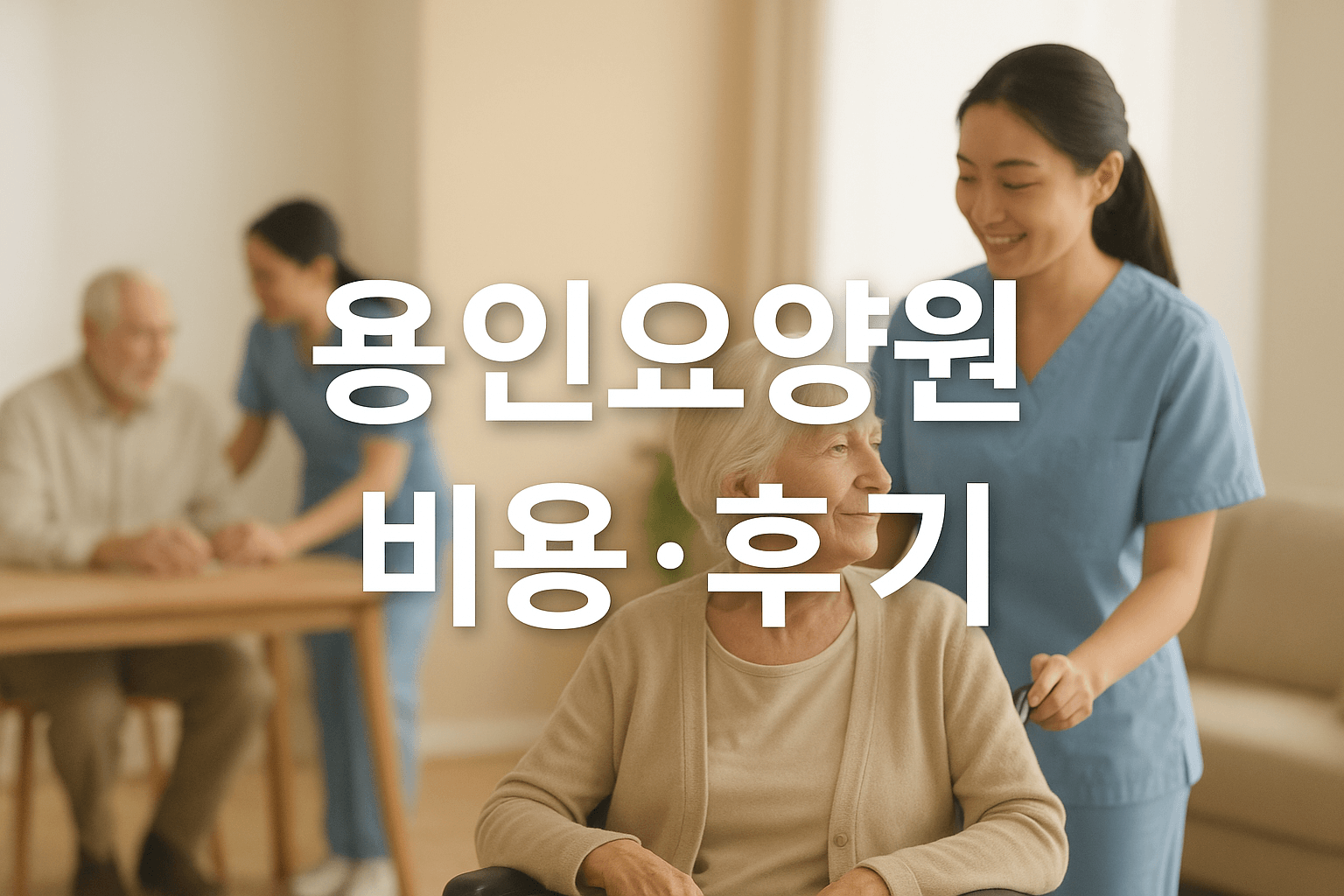 용인요양원 비용·입소자격·프로그램·위생까지, 용인요양원 후기 모음