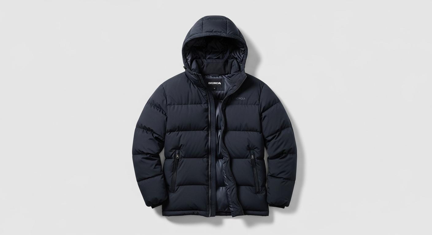 지오지아 남성 구스다운 패딩 코트