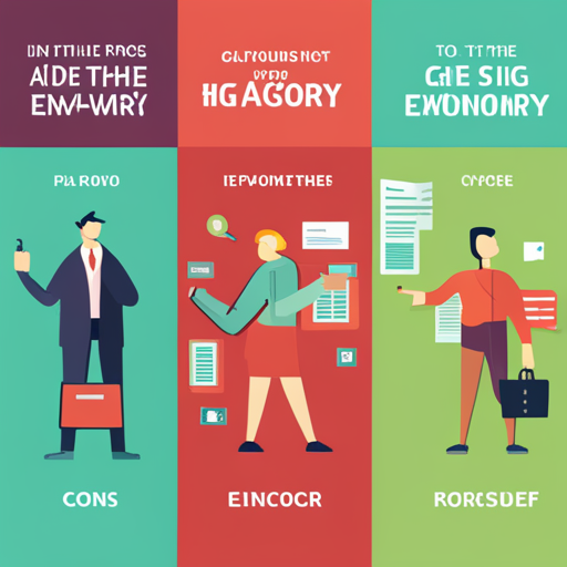 긱 이코노미 근로자와 고용주