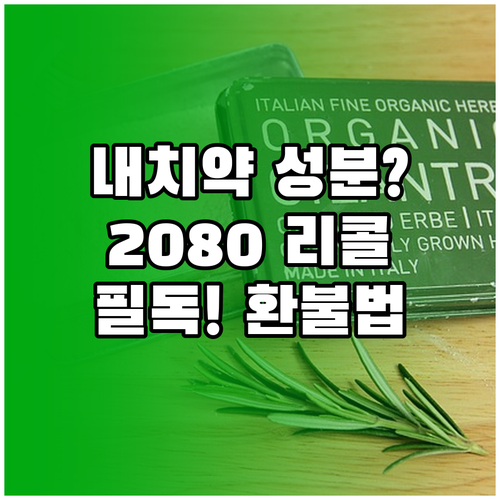 2080 페리오 치약 성분 분석과 리..