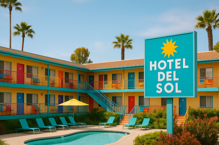 Hotel Del Sol – 샌프란시스코 간판 이미지