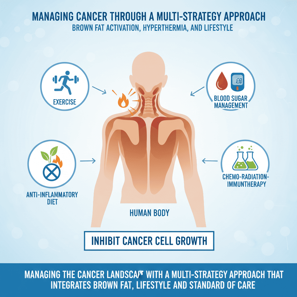 갈색지방과 생활습관, 표준 치료를 통합한 다중 전략으로 암 환경을 관리