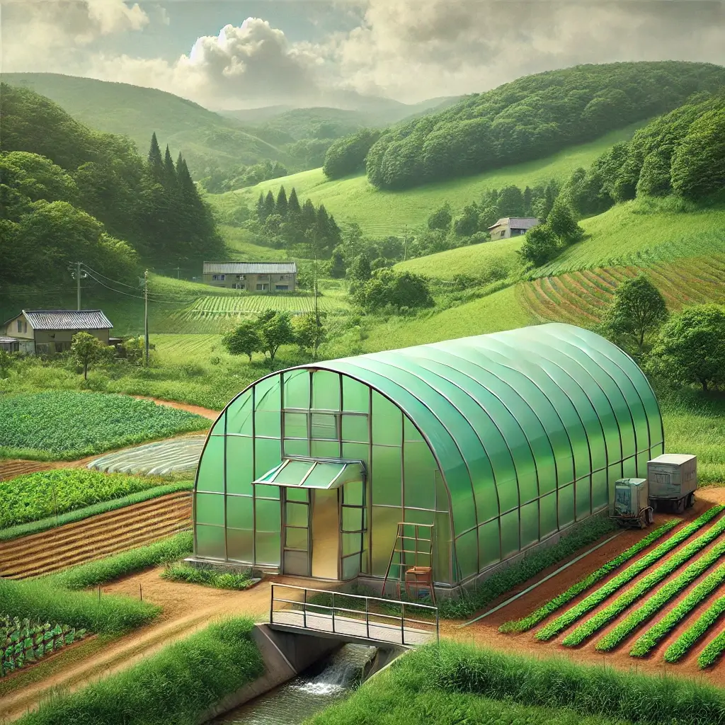 초록 비닐 하우스